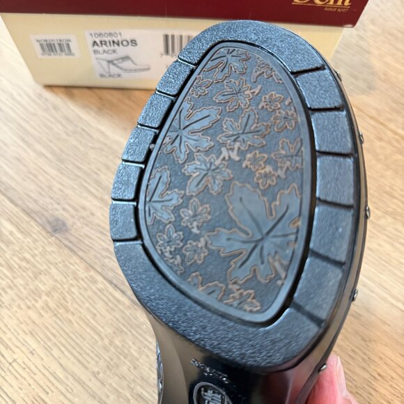 Sofft Black leather heeled mule size 7 - Picture 5 of 7